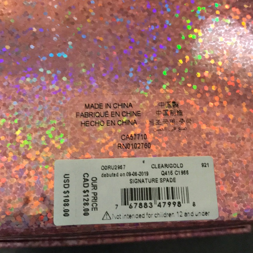 LAST 1 - Kate Spade pave pendant & earring gift set - Picture 5 of 6